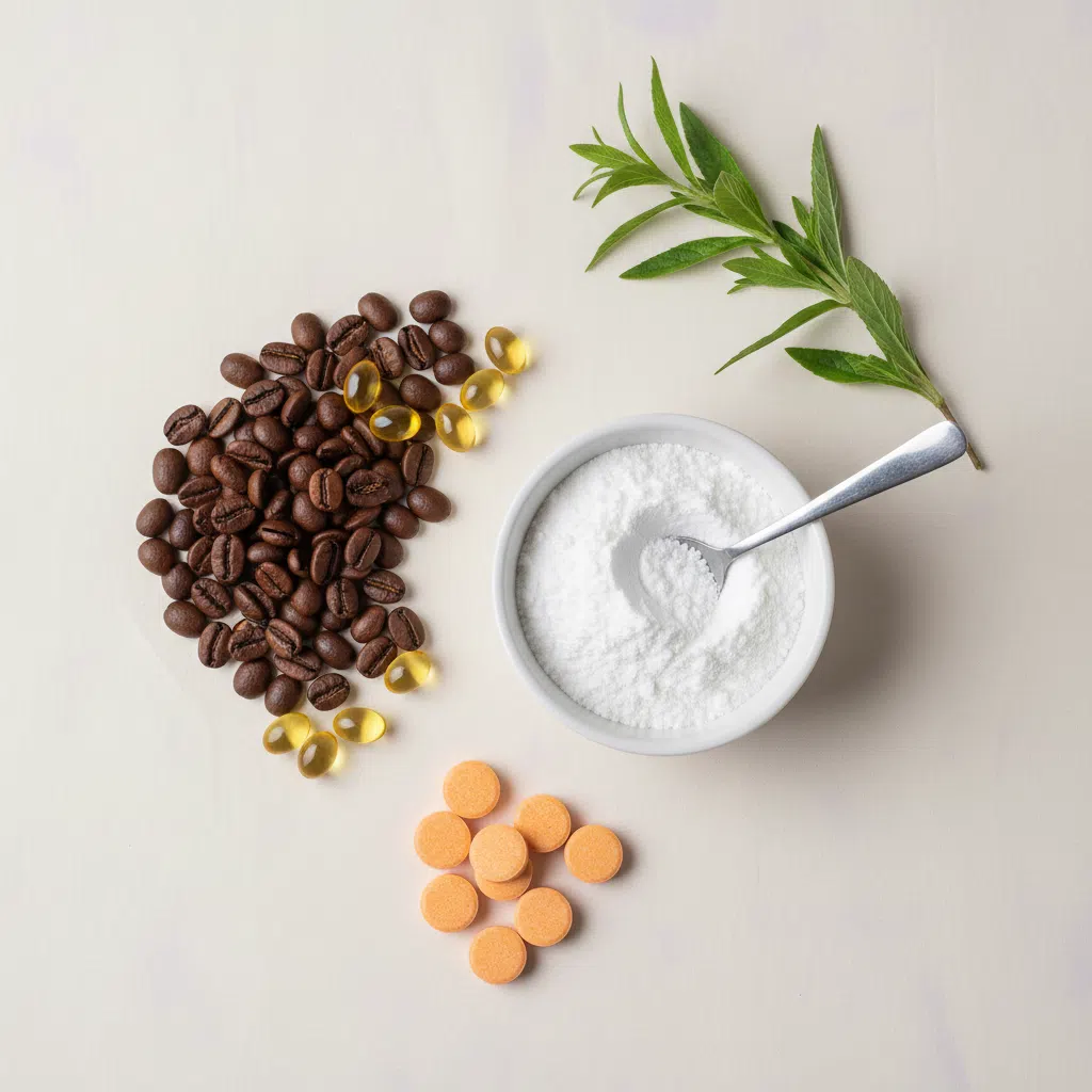 B-Vitamine Müdigkeit und Erschöpfung verringern - Inhaltsstoffe Nahaufnahme